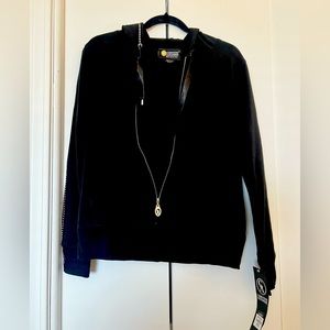 Christine Alexander Swarovski jacket, Black, size medium